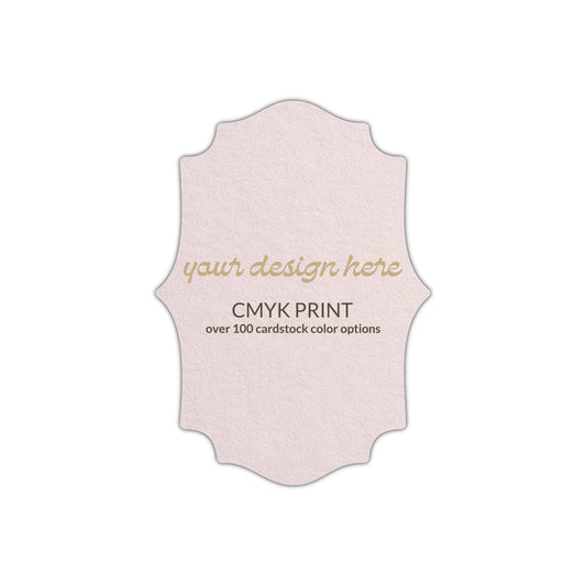 Shape P10 Diecut Card | CMYK Print | 2.5" x 3.5"