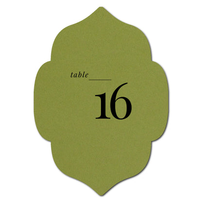 Individually Personalized Wedding Prints on Diecut Cardstock - Shape P10