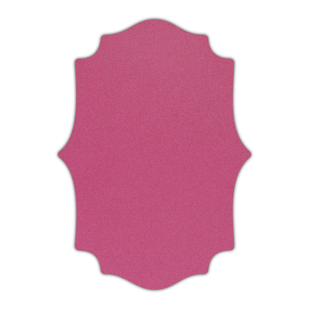 CMYK Print on Shimmer Azalea Cardstock | Shape P10 | 4.25" x 5.5"