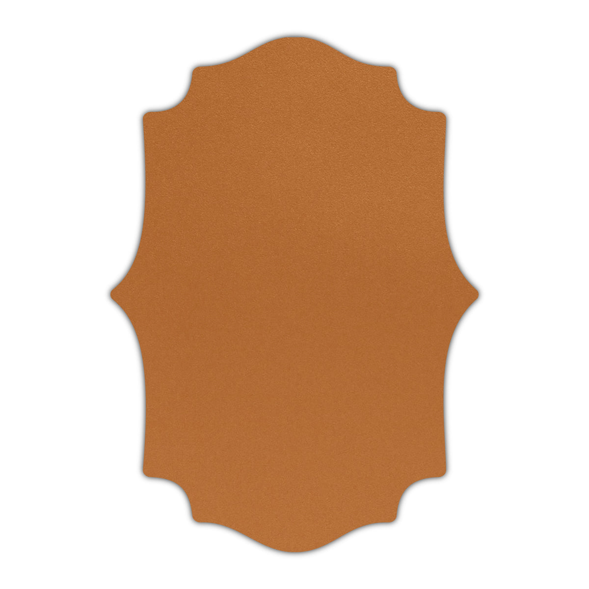 CMYK Print on Shimmer Copper Cardstock | Shape P10 | 3.5" x 5"