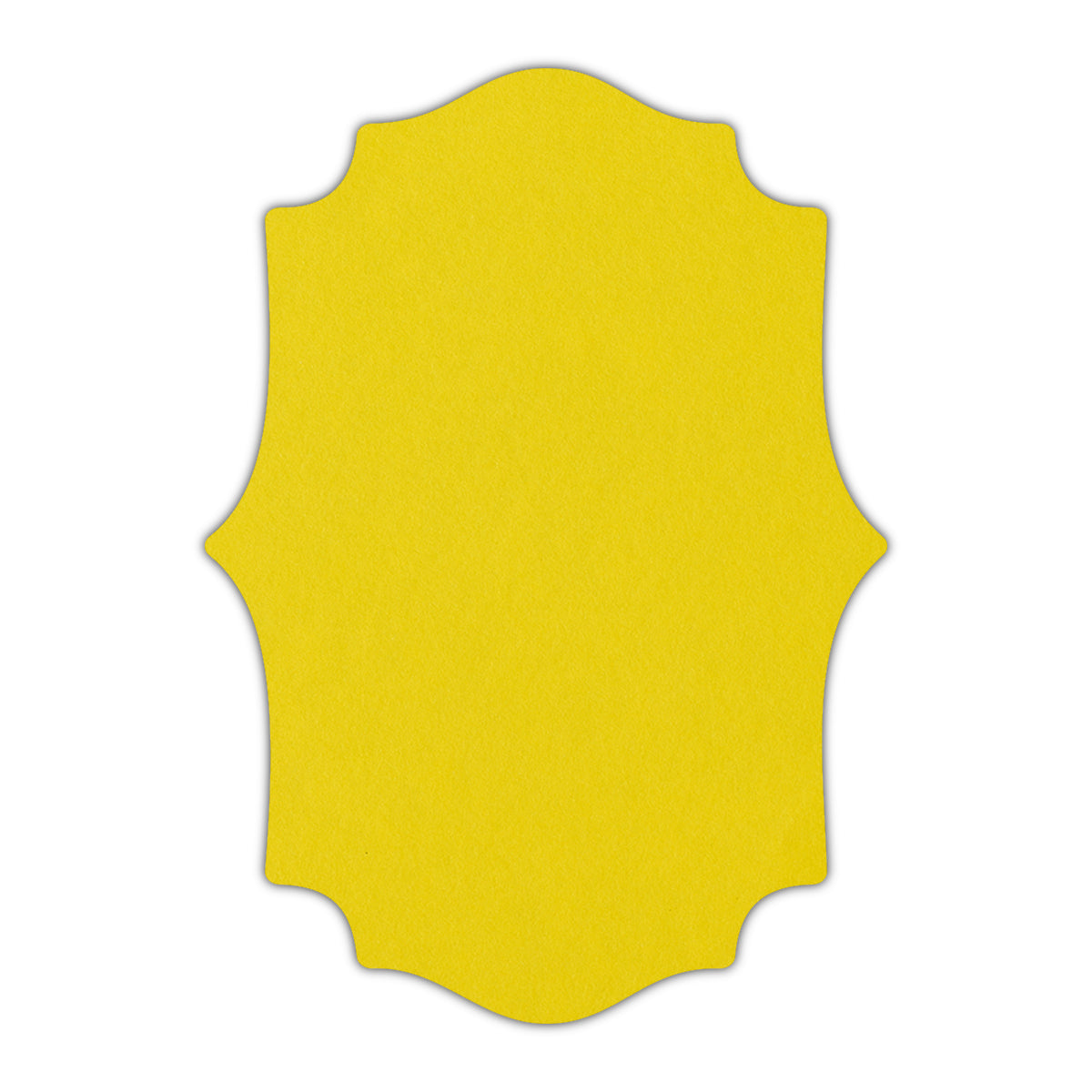 CMYK Print on Factory Yellow Cardstock | Shape P10 | 8" x 10"