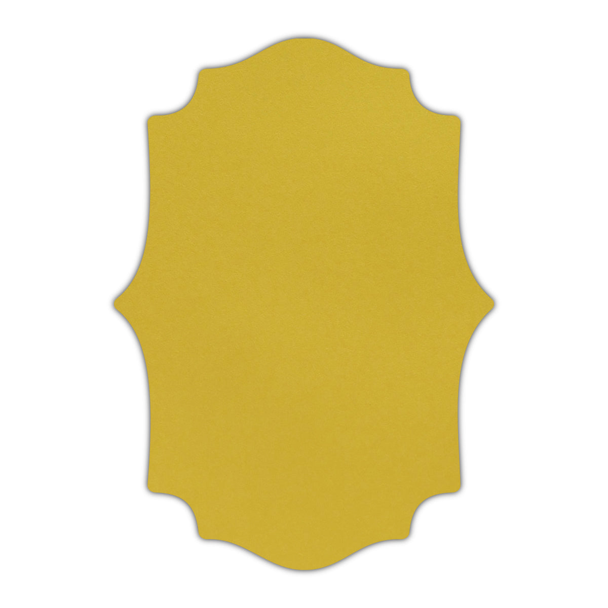 CMYK Print on Shimmer Fine Gold Cardstock | Shape P10 | 12" x 18"