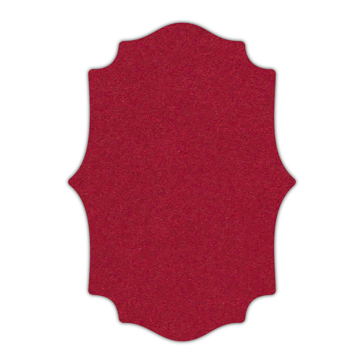 CMYK Print on Guardsman Red Cardstock | Shape P10 | 3.5" x 5"