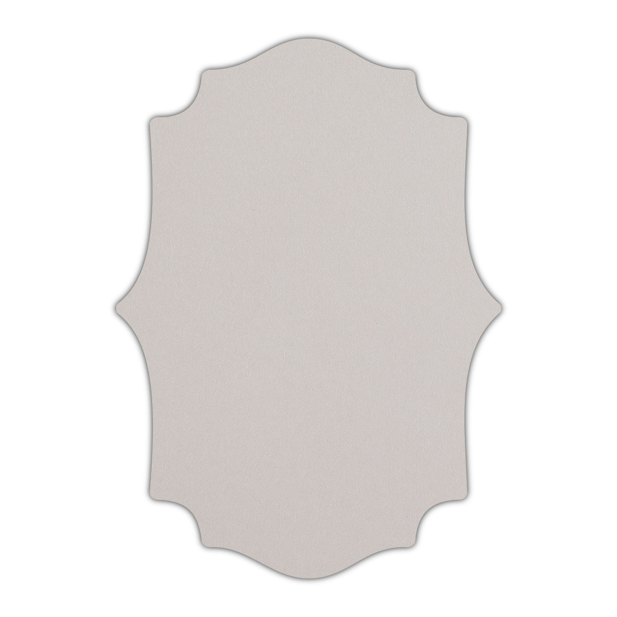 CMYK Print on Pale Grey Cardstock | Shape P10 | 2.5" x 3.5"