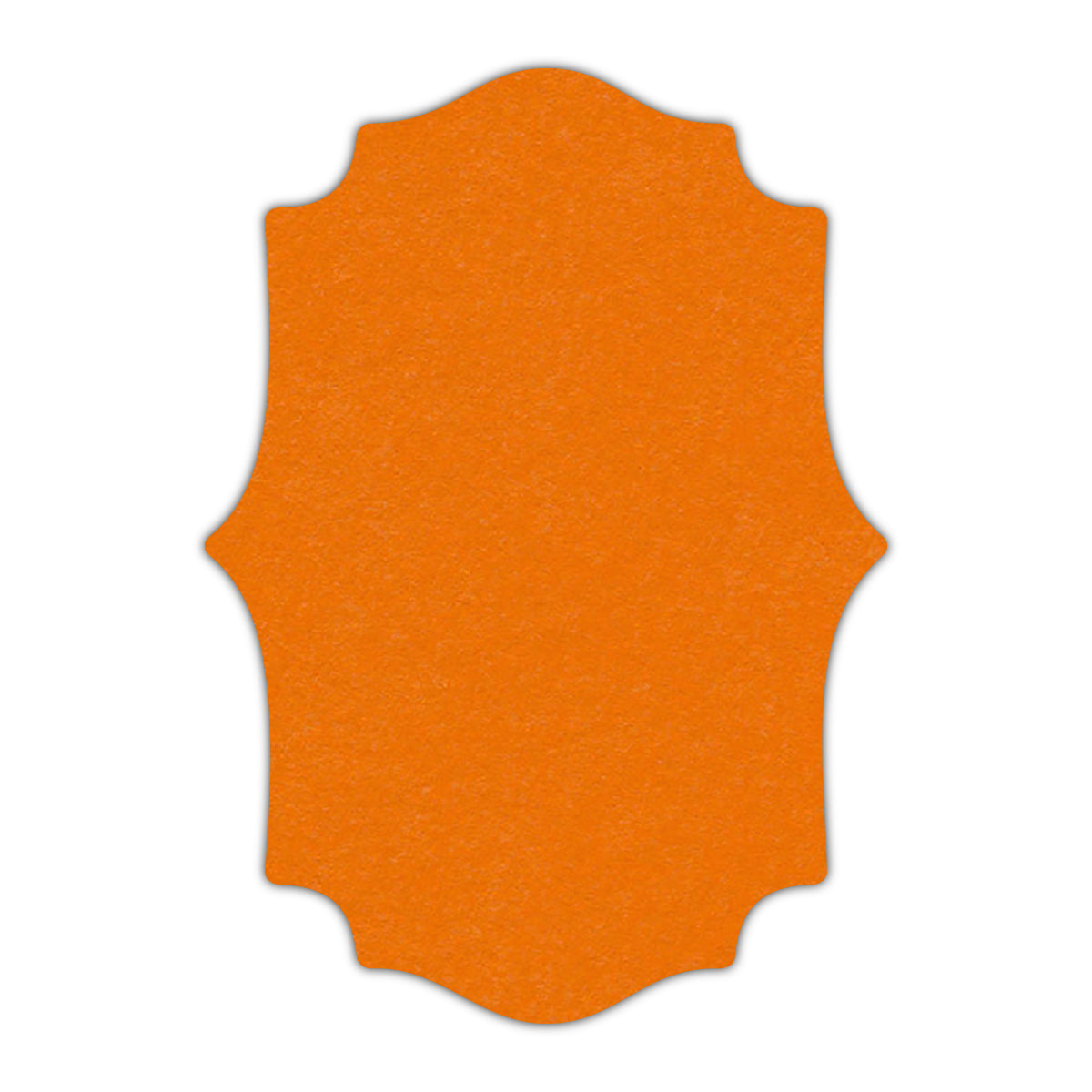 CMYK Print on Pumpkin Cardstock | Shape P10 | 2.5" x 3.5"