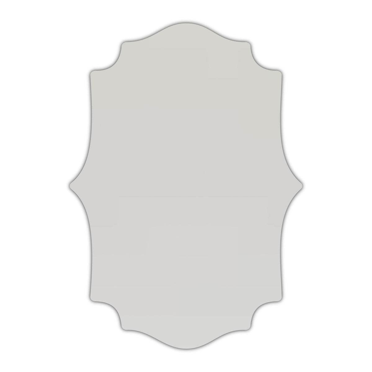 CMYK Print on Shimmer Quartz Cardstock | Shape P10 | 2" x 3"