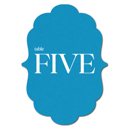 Individually Personalized Wedding Prints on Diecut Cardstock - Shape P11