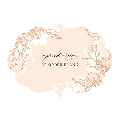 Custom Wedding Prints on Diecut Shaped Cardstock | Shape P11