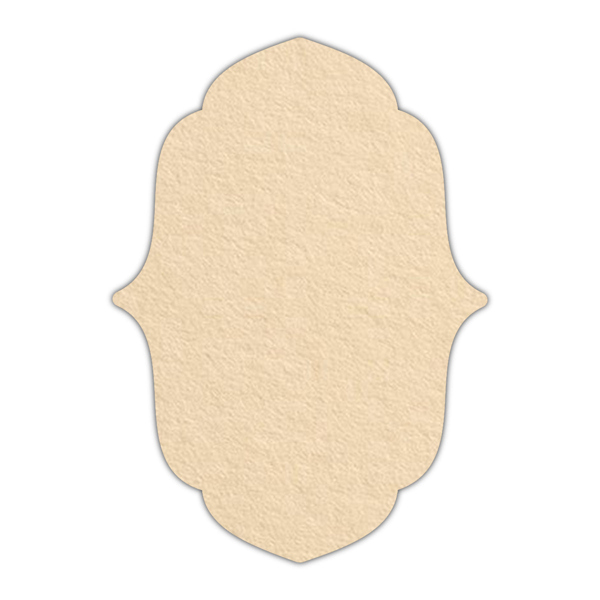 CMYK Print on Antique Ivory Cardstock | Shape P11 | 5" x 7"