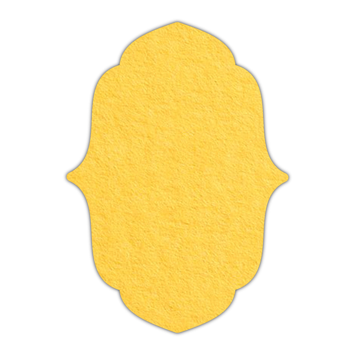 CMYK Print on Canary Yellow Cardstock | Shape P11 | 11" x 14"