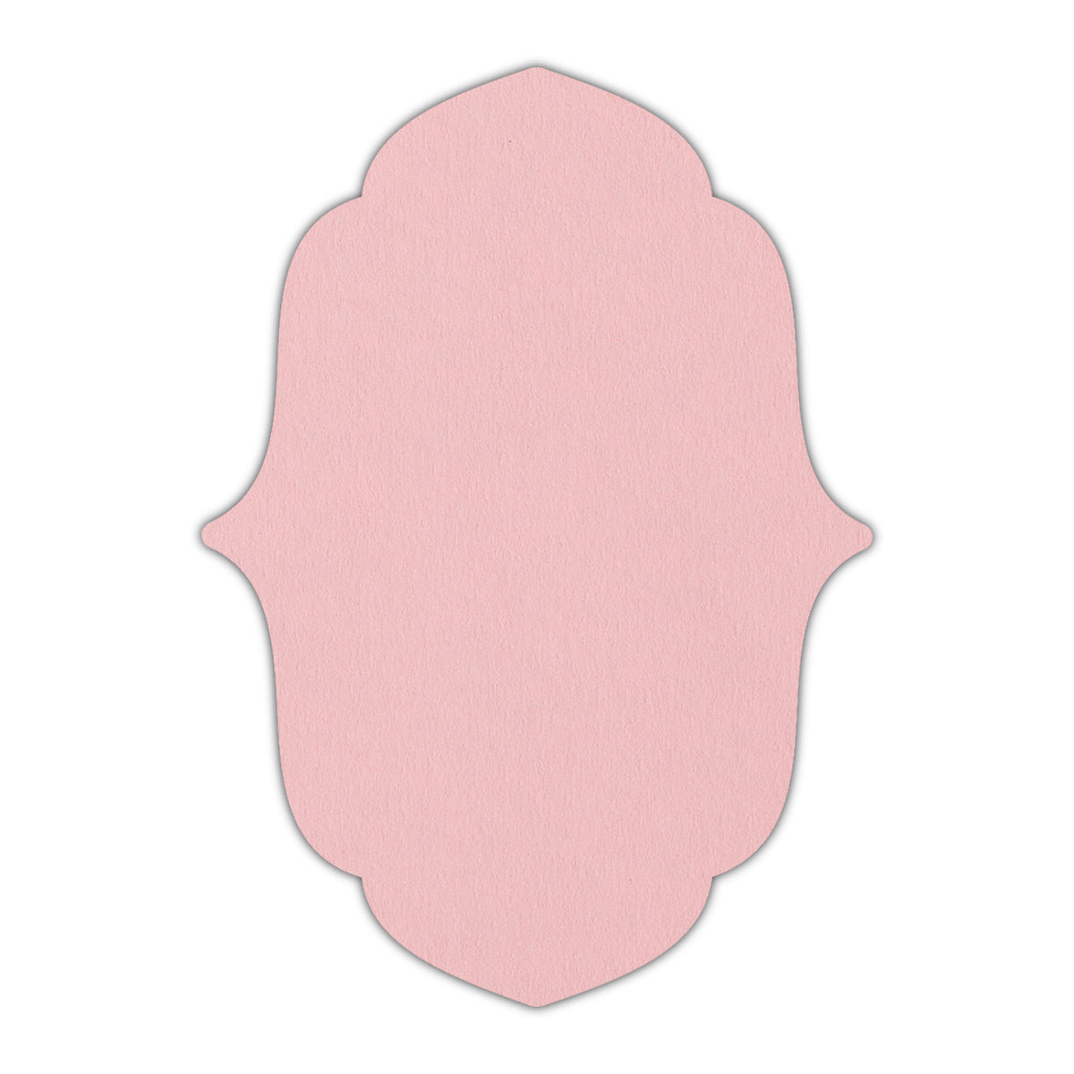 CMYK Print on Candy Pink Cardstock | Shape P11 | 5.5" x 8.5"