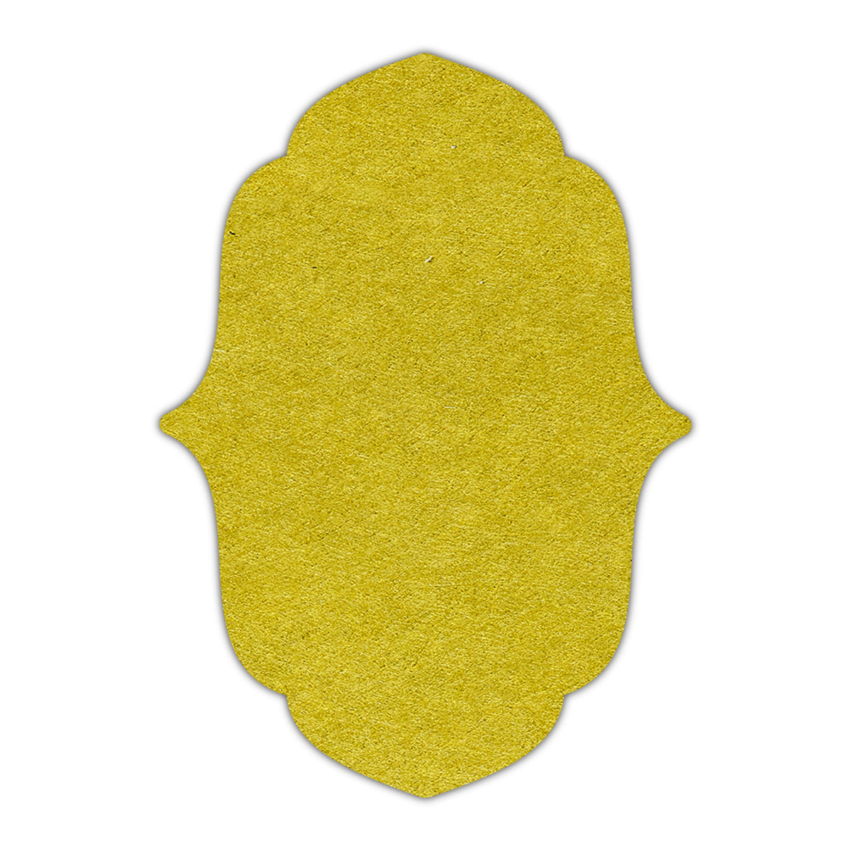 CMYK Print on Chartreuse Cardstock | Shape P11 | 2.5" x 3.5"