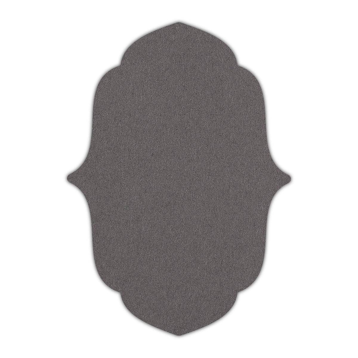 CMYK Print on Dark Grey Cardstock | Shape P11 | 12" x 18"