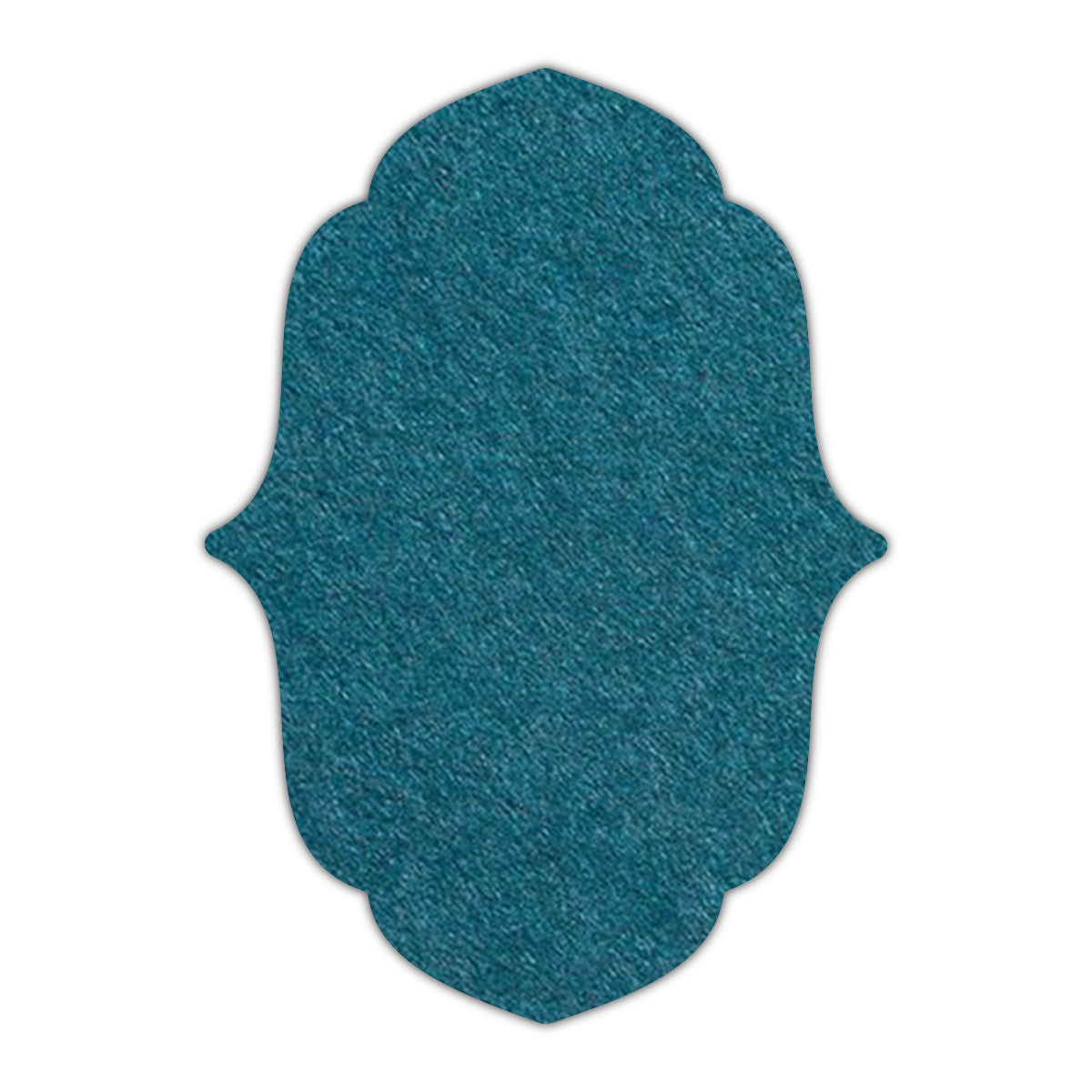 CMYK Print on Dark Teal Blue Cardstock | Shape P11 | 8" x 10"