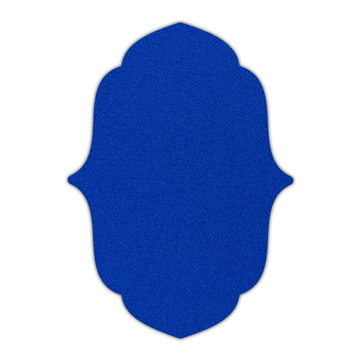 CMYK Print on Shimmer Electric Blue Cardstock | Shape P11 | 3.5" x 5"