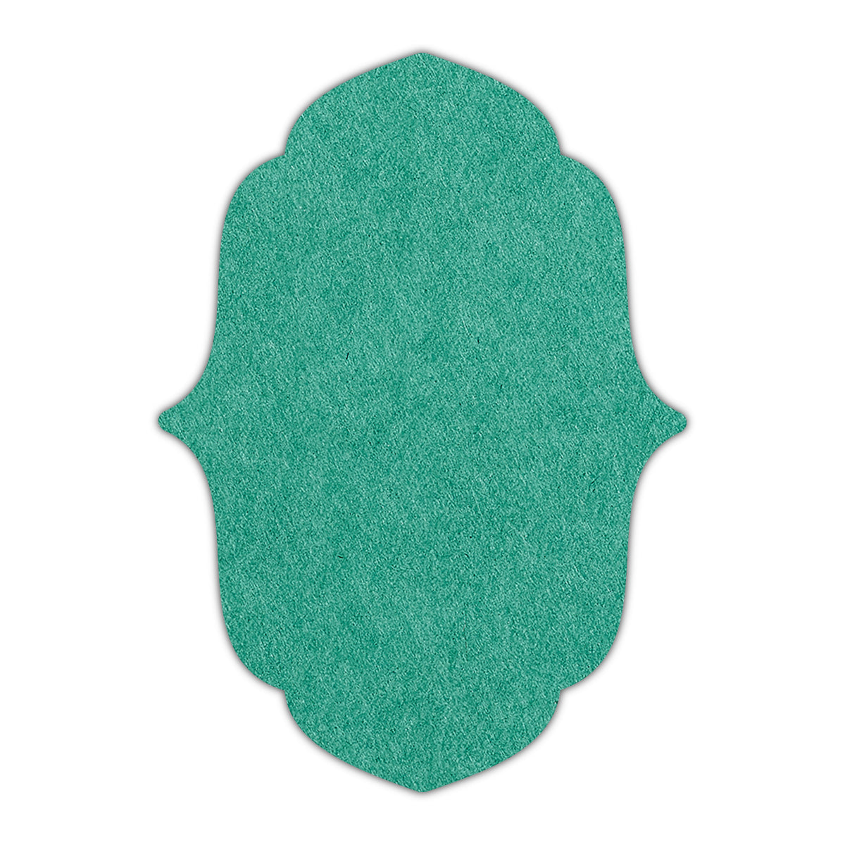 CMYK Print on Emerald Cardstock | Shape P11 | 5" x 7"
