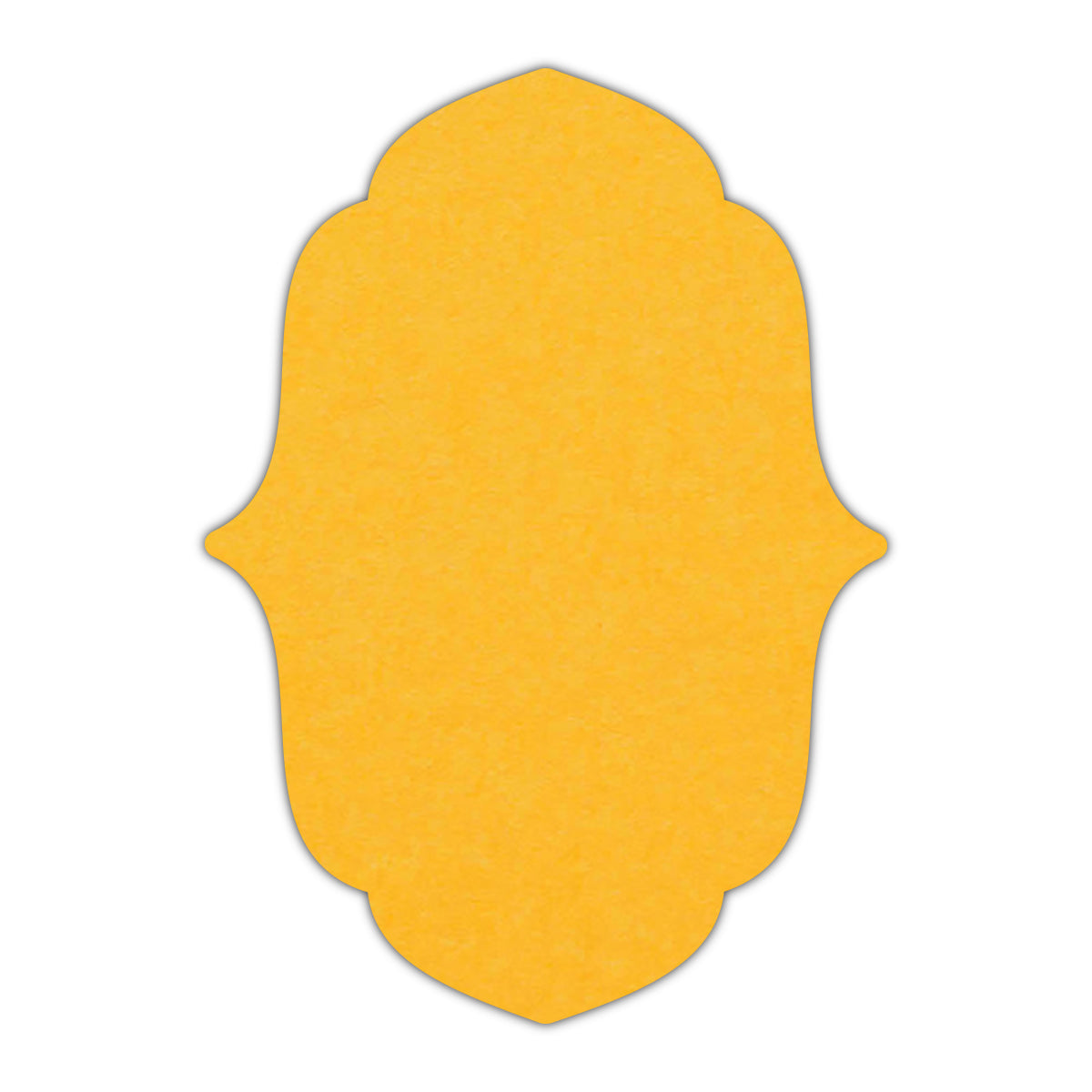 CMYK Print on Indian Yellow Cardstock | Shape P11 | 11" x 17"