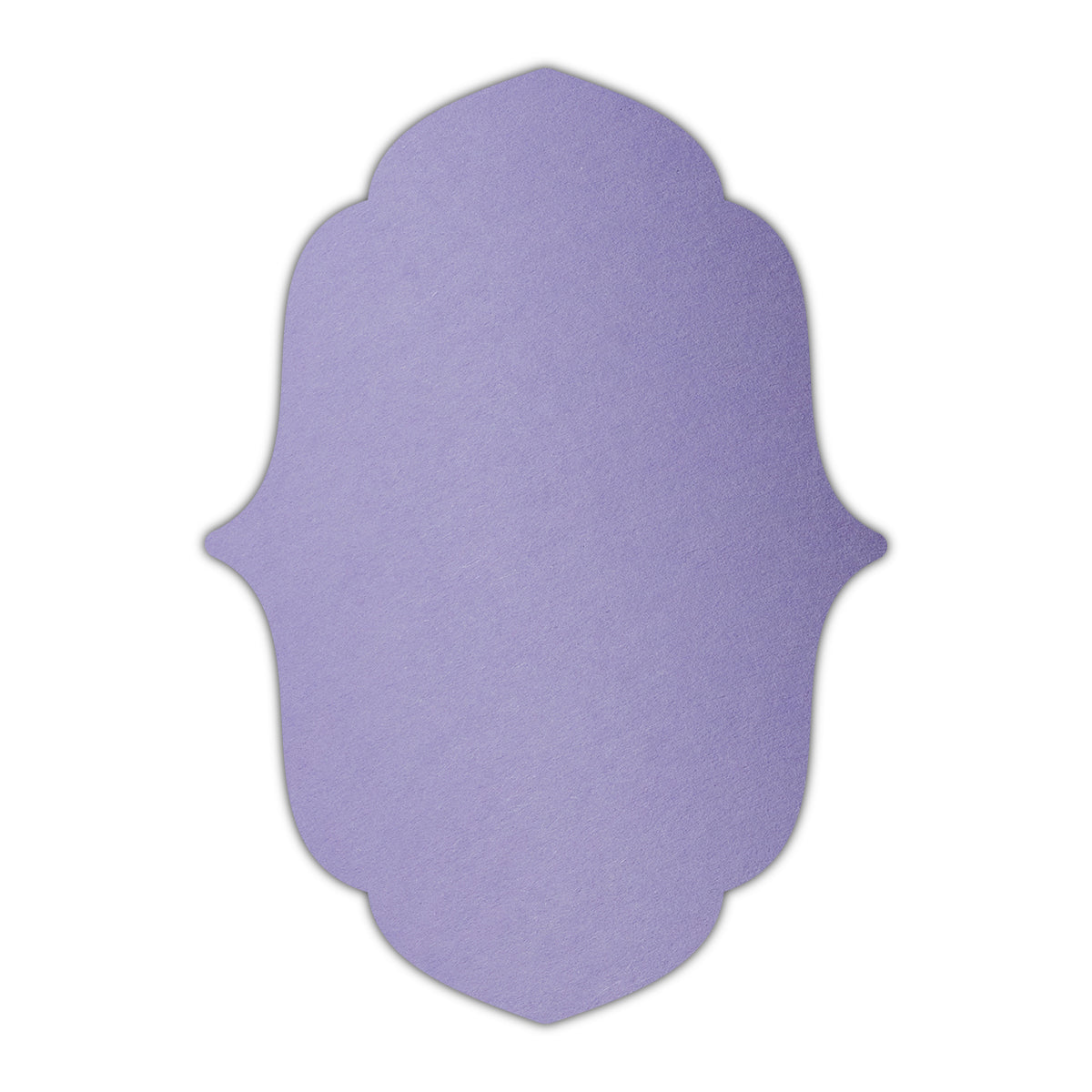CMYK Print on Lavender Cardstock | Shape P11 | 2" x 3.5"