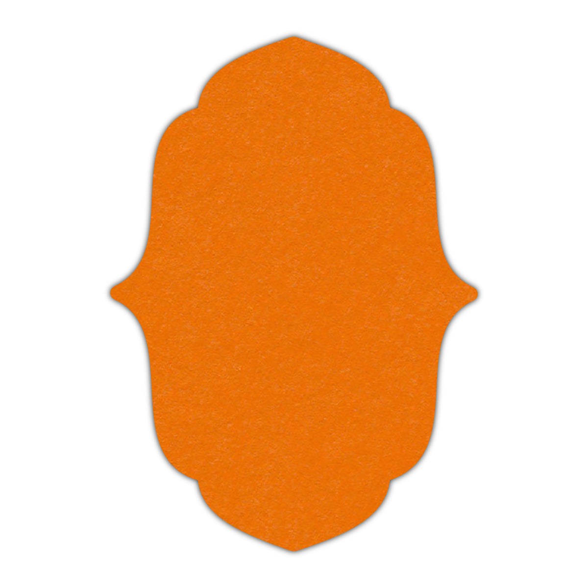 CMYK Print on Pumpkin Cardstock | Shape P11 | 8.5" x 11"