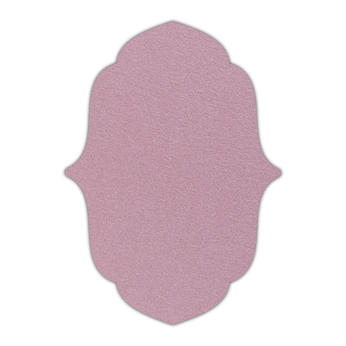 CMYK Print on Shimmer Rose Gold Cardstock | Shape P11 | 5.5" x 8.5"