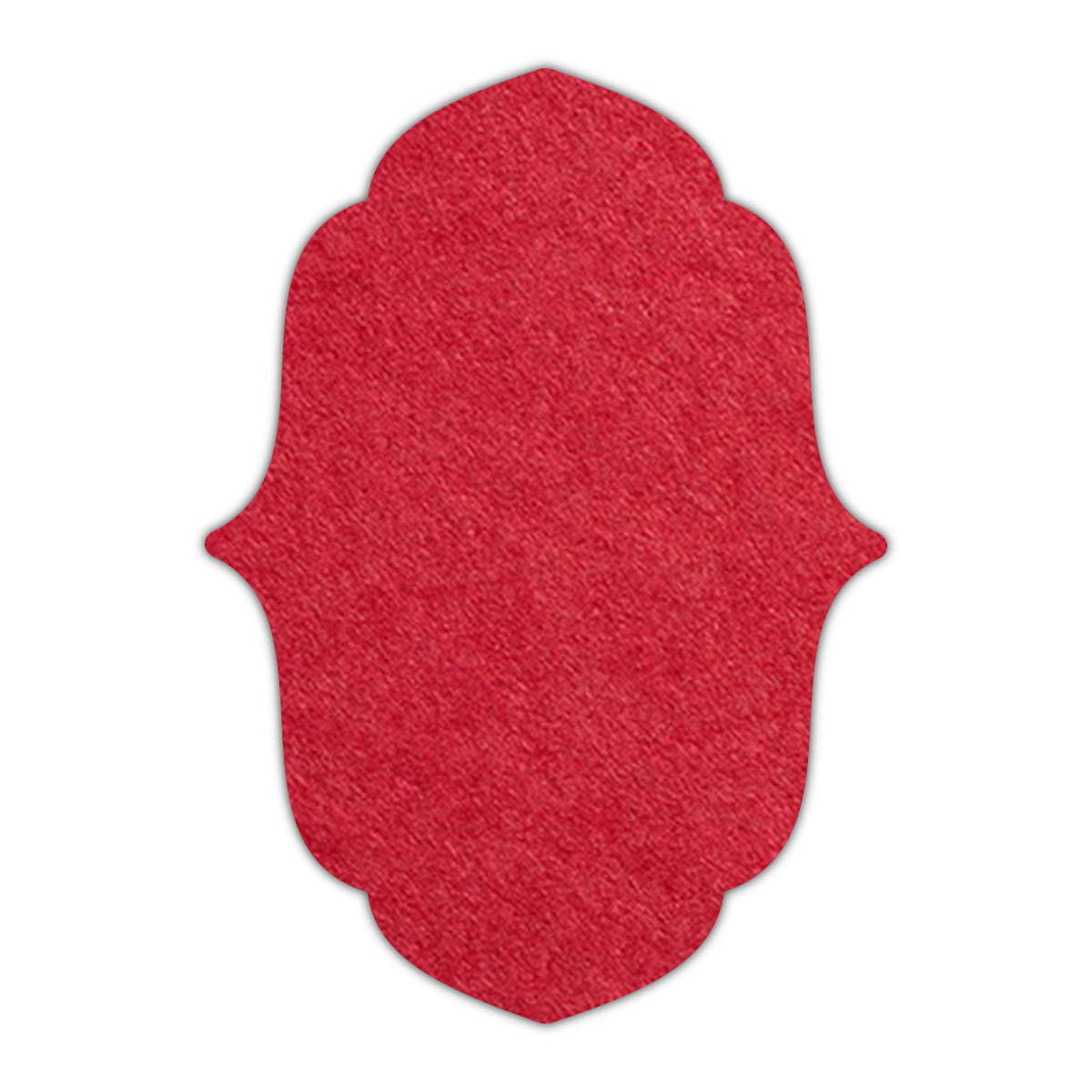 CMYK Print on Scarlet Red Cardstock | Shape P11 | 8" x 10"