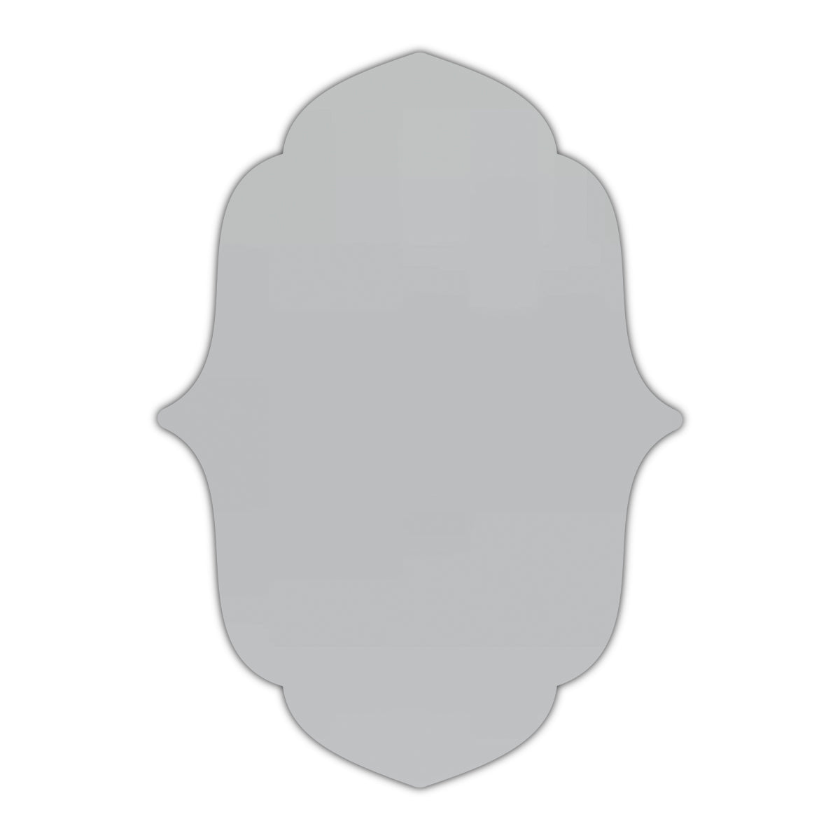 CMYK Print on Shimmer Silver Cardstock | Shape P11 | 3" x 4"