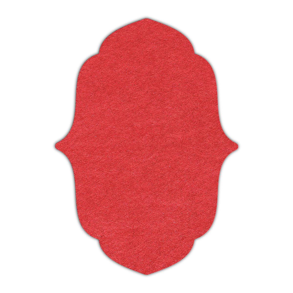 CMYK Print on Vermilion Cardstock | Shape P11 | 3.5" x 5"