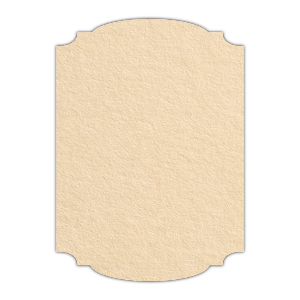 CMYK Print on Antique Ivory Cardstock | Shape P12 | 6" x 9"