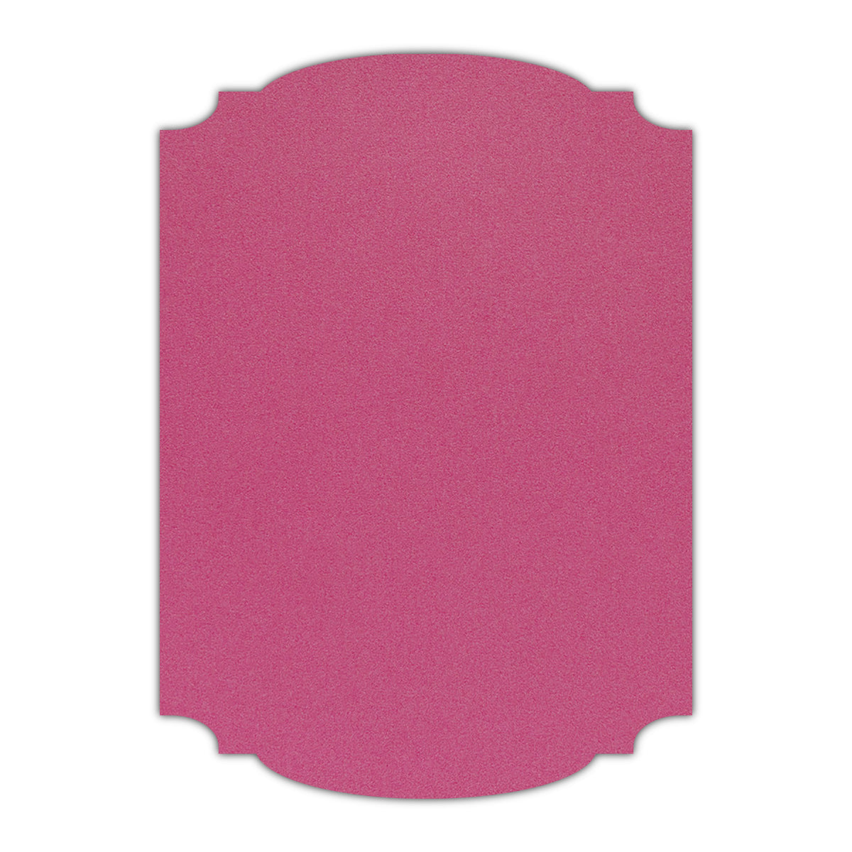 CMYK Print on Shimmer Azalea Cardstock | Shape P12 | 12" x 18"