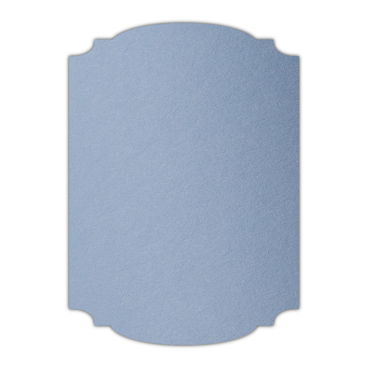 CMYK Print on Azure Blue Cardstock | Shape P12 | 4.25" x 5.5"