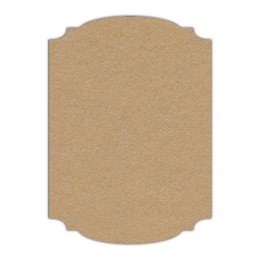 CMYK Print on Camel Cardstock | Shape P12 | 11" x 14"