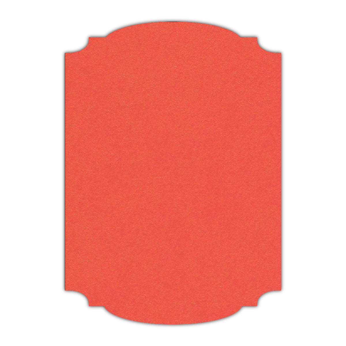 CMYK Print on Coral Cardstock | Shape P12 | 12" x 18"