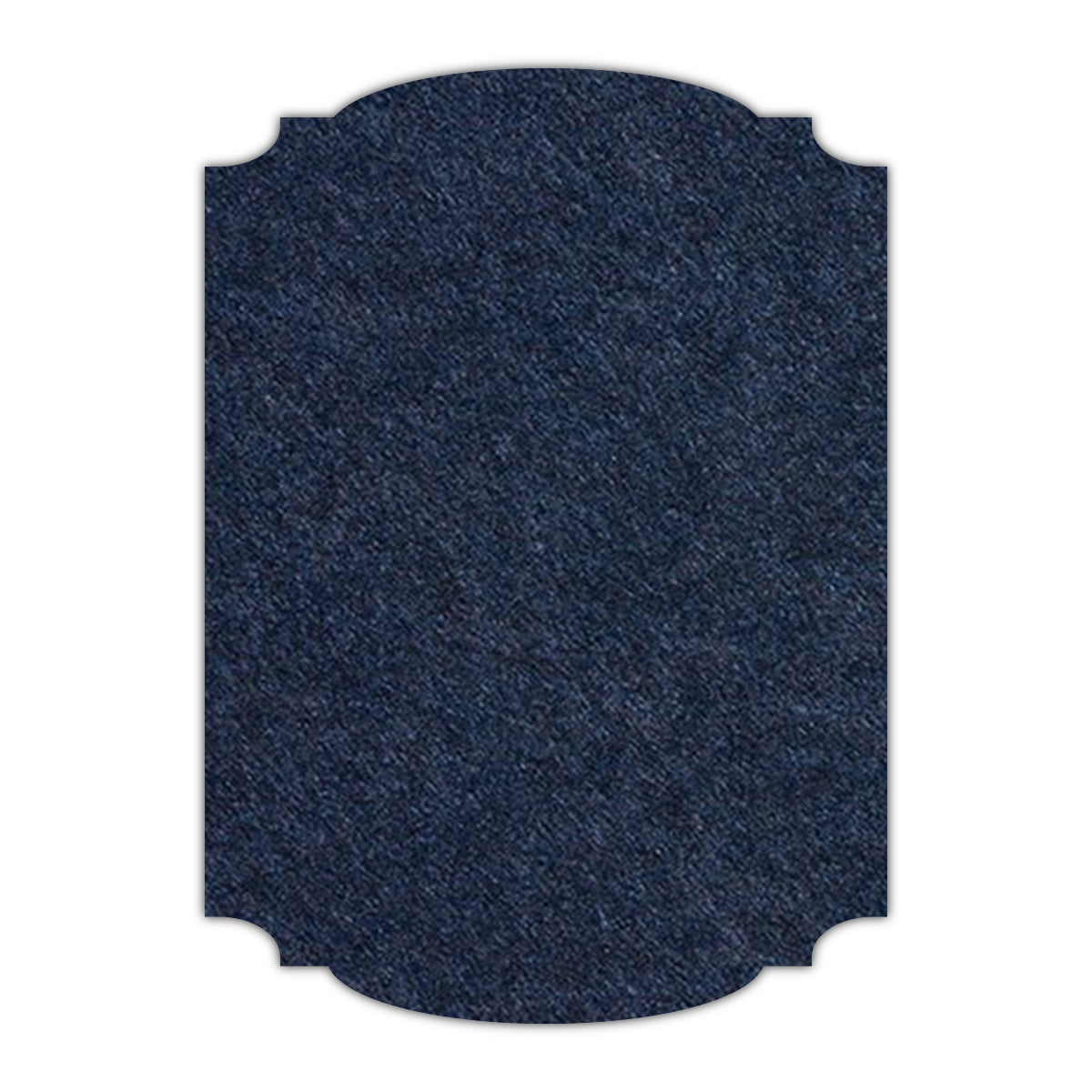 CMYK Print on Dark Navy Blue Cardstock | Shape P12 | 3.5" x 5"
