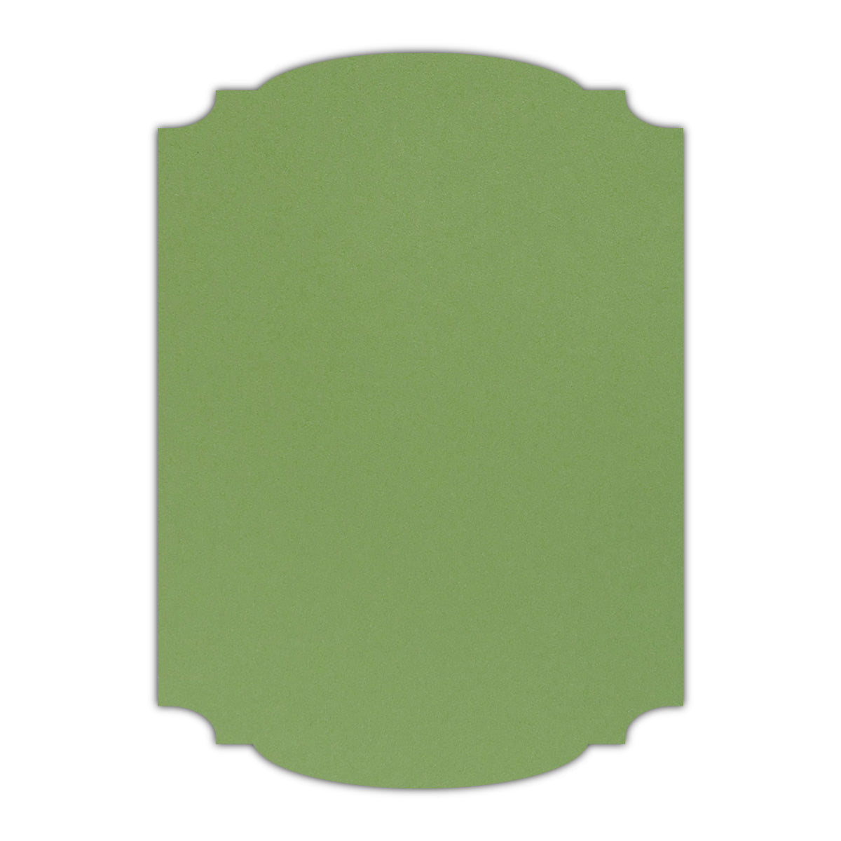 CMYK Print on Shimmer Fairway Cardstock | Shape P12 | 2" x 3"