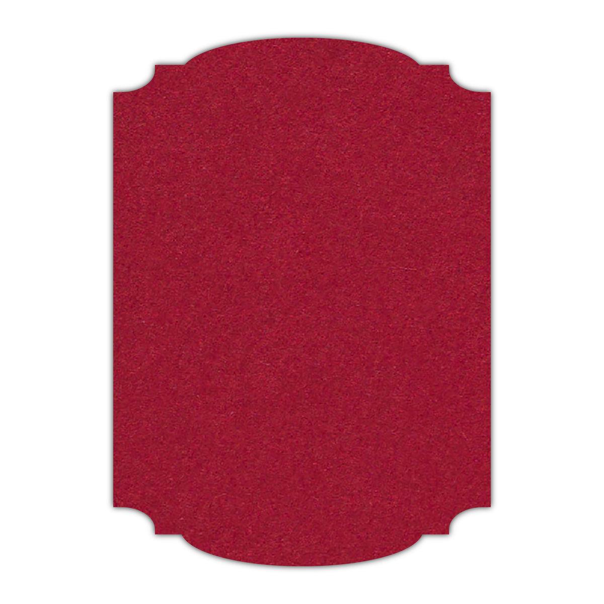 CMYK Print on Guardsman Red Cardstock | Shape P12 | 4.25" x 5.5"