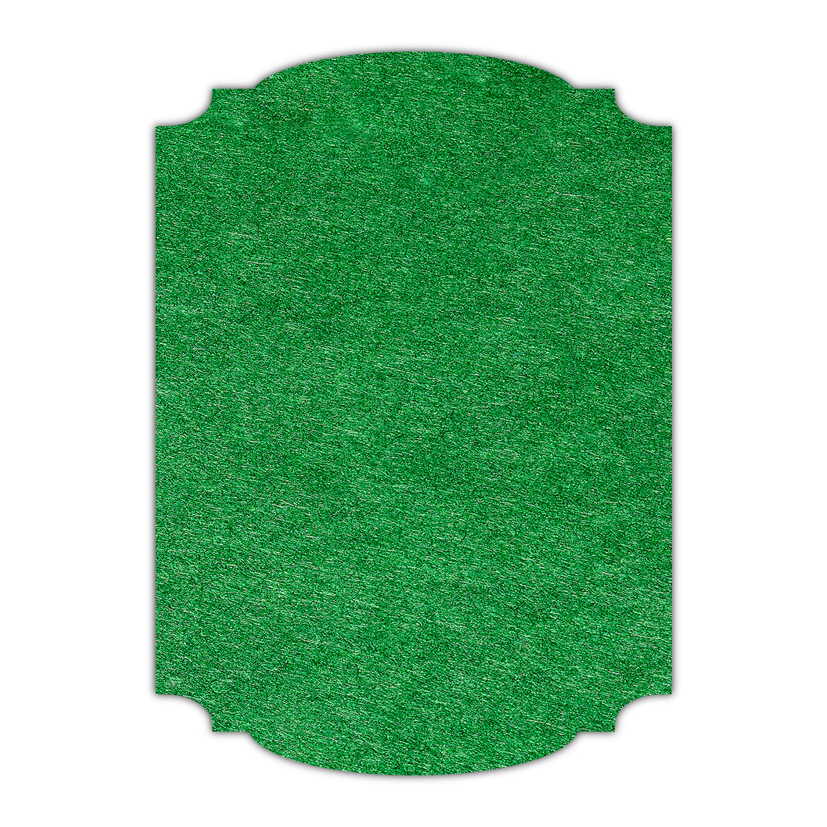 CMYK Print on Lockwood Green Cardstock | Shape P12 | 3.5" x 5"