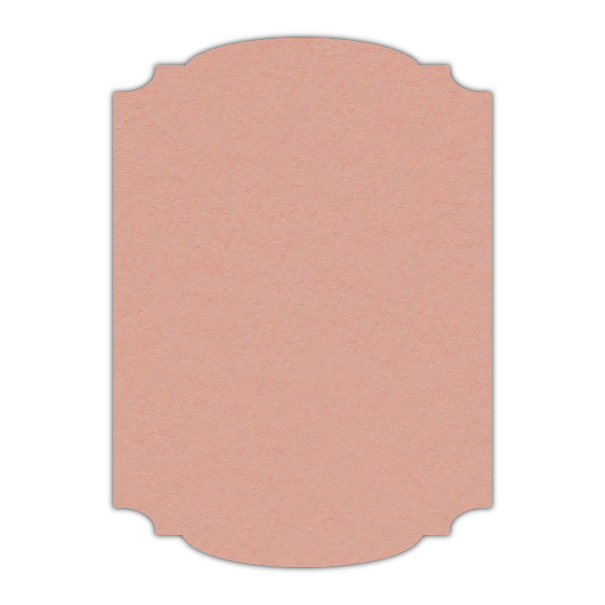 CMYK Print on Old Rose Cardstock | Shape P12 | 5.5" x 8.5"