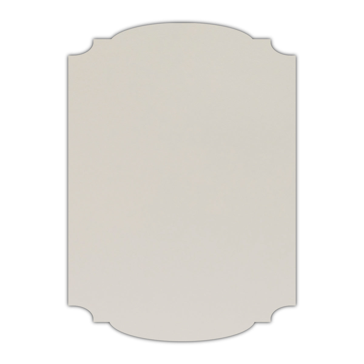 CMYK Print on Shimmer Opal Cardstock | Shape P12 | 2" x 3.5"