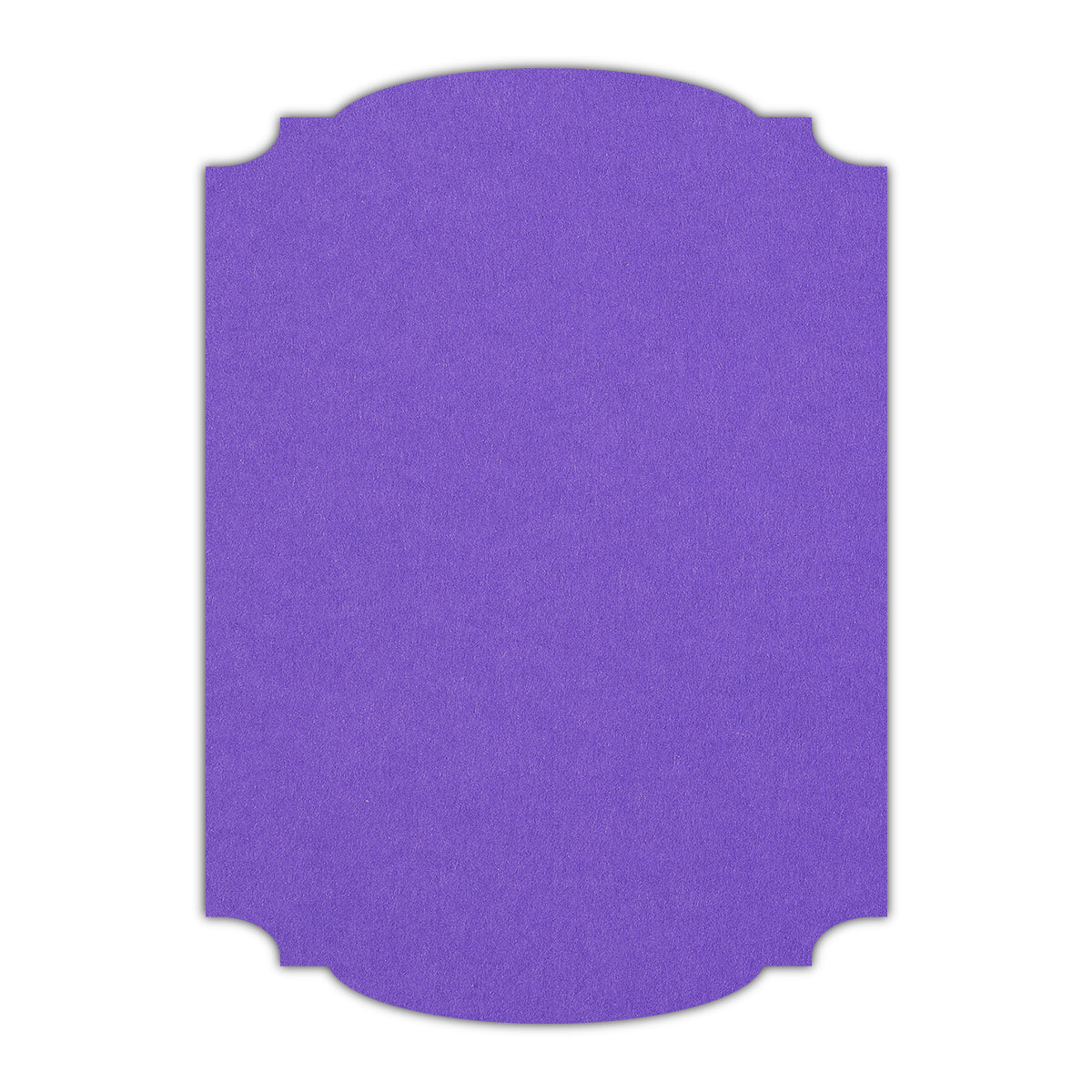 CMYK Print on Purple Cardstock | Shape P12 | 11" x 14"