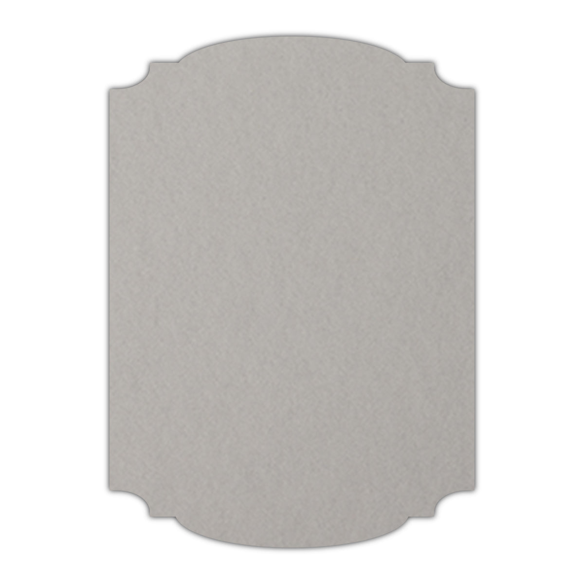 CMYK Print on Real Grey Cardstock | Shape P12 | 3.5" x 5"