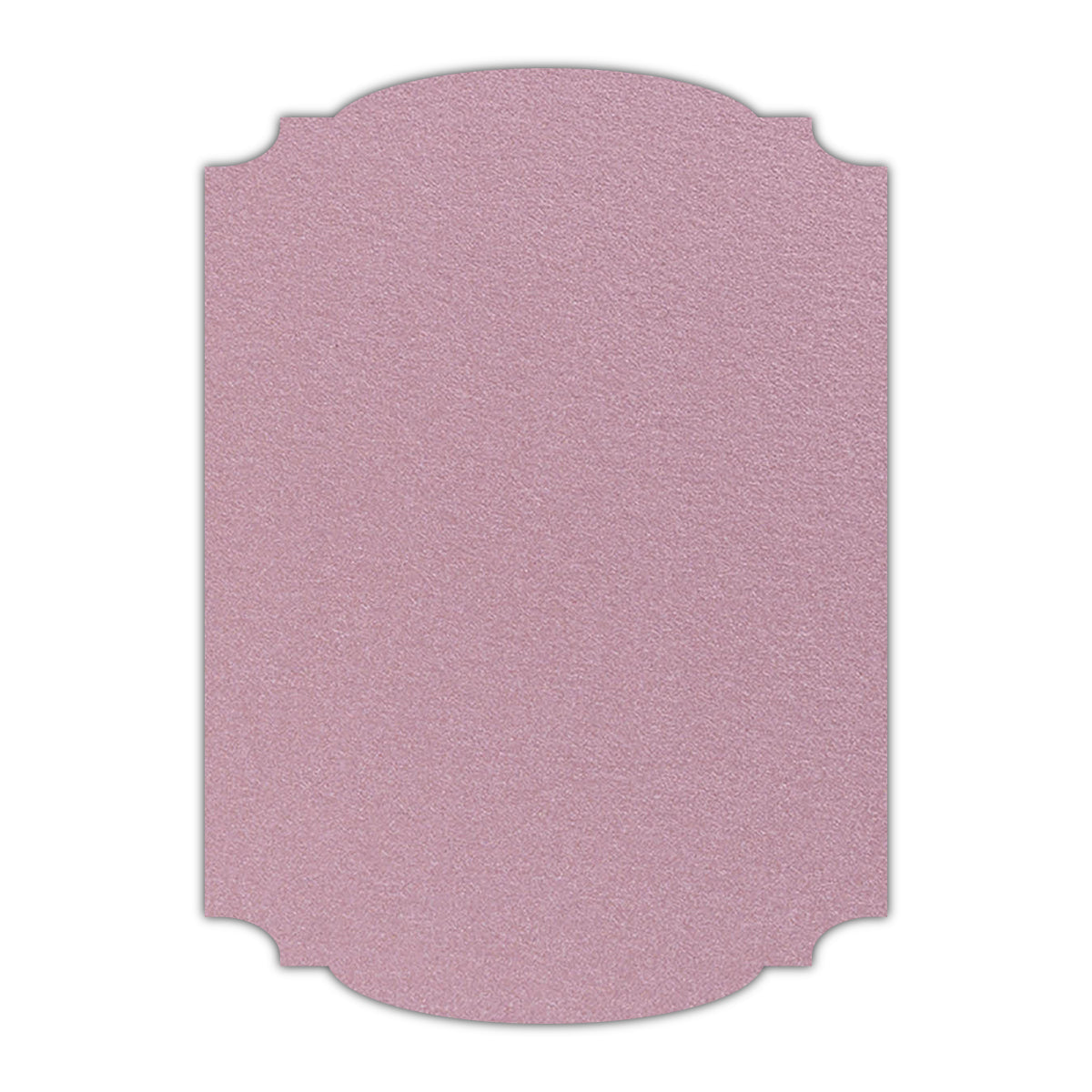 CMYK Print on Shimmer Rose Gold Cardstock | Shape P12 | 8" x 10"