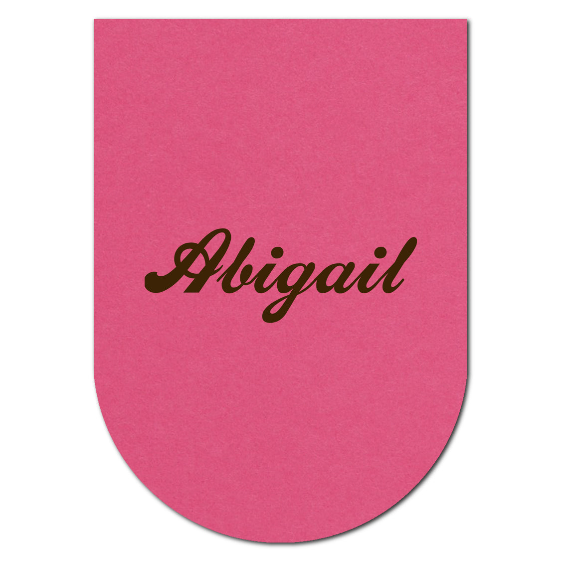 Individually Personalized Wedding Prints on Diecut Cardstock - Shape P135