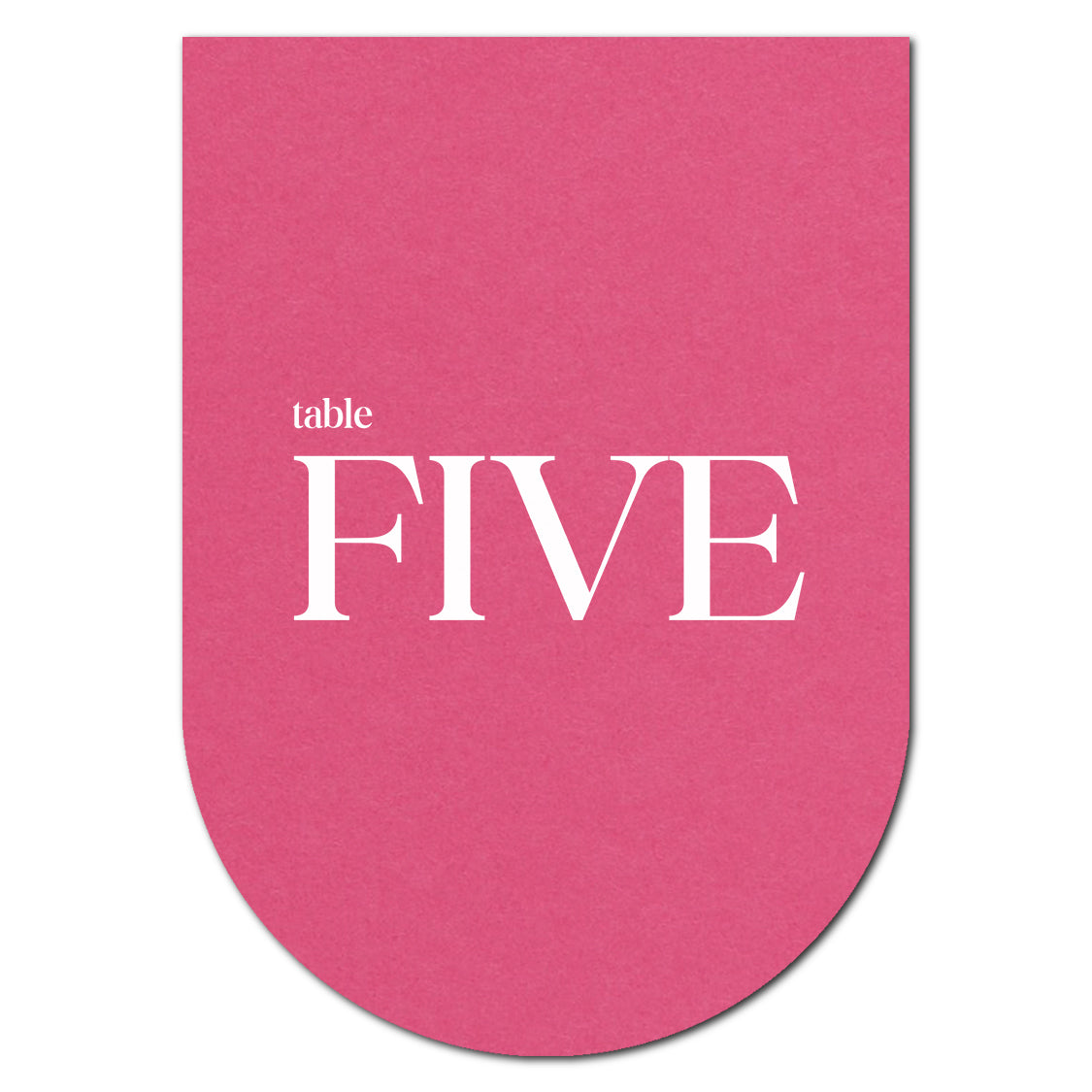 Individually Personalized Wedding Prints on Diecut Cardstock - Shape P135