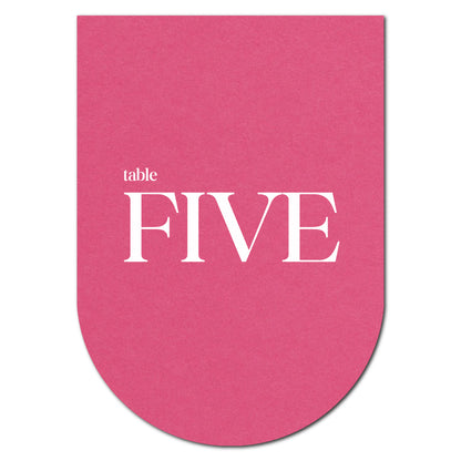 Individually Personalized Wedding Prints on Diecut Cardstock - Shape P135