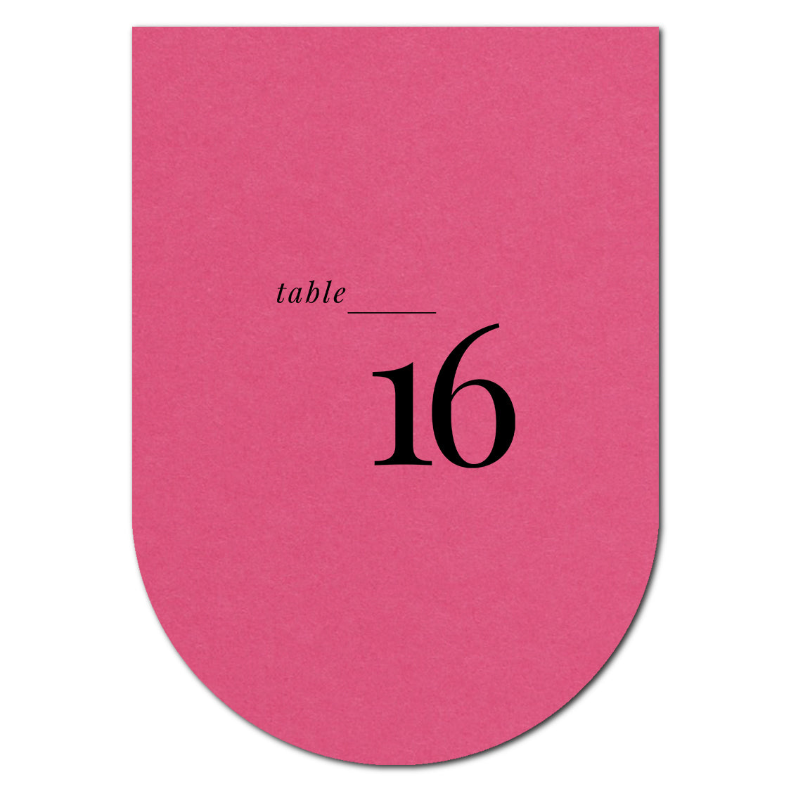 Individually Personalized Wedding Prints on Diecut Cardstock - Shape P135