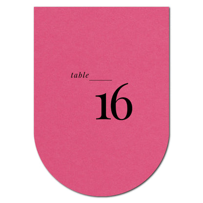 Individually Personalized Wedding Prints on Diecut Cardstock - Shape P135