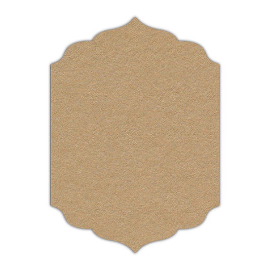 CMYK Print on Camel Cardstock | Shape P13 | 11" x 14"
