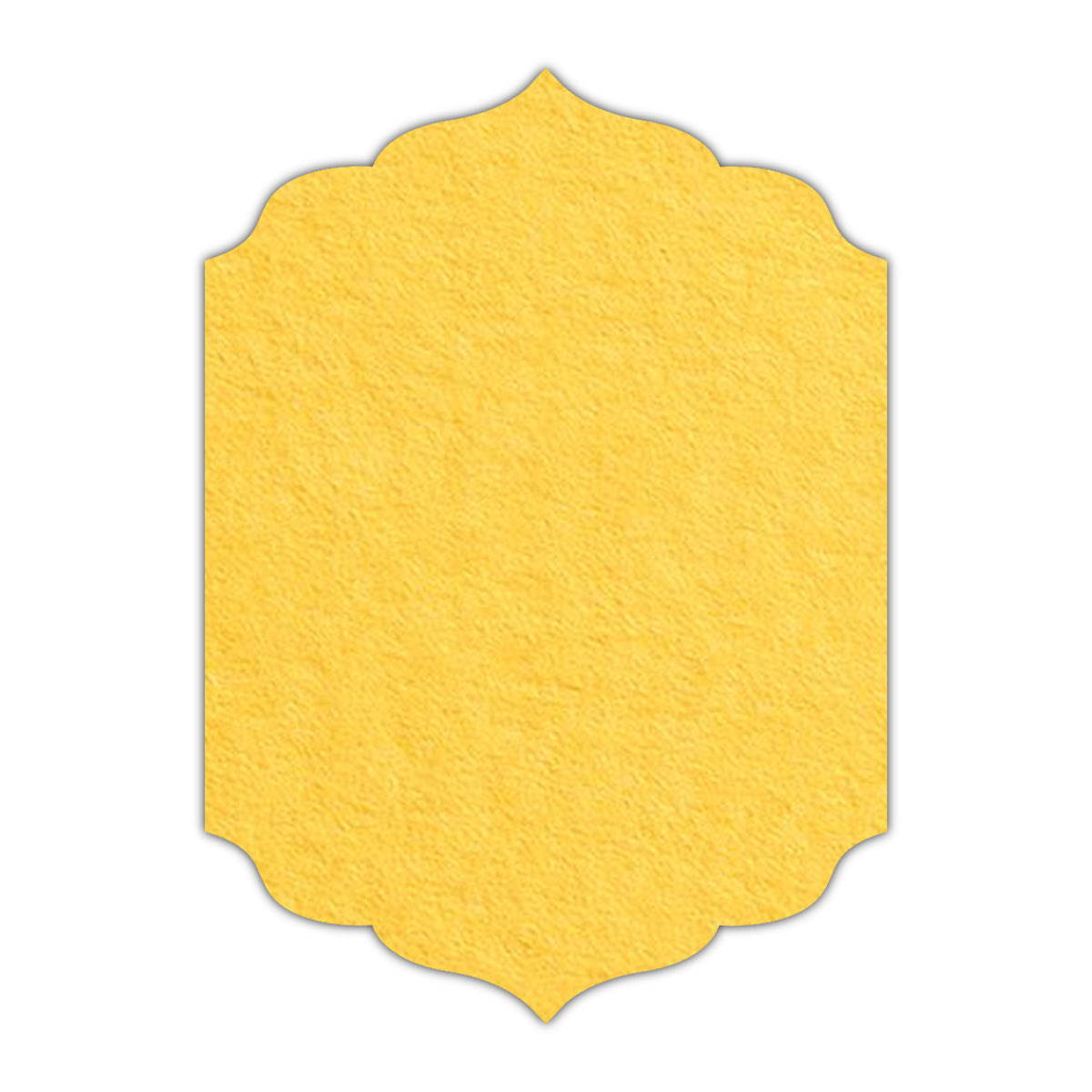 CMYK Print on Canary Yellow Cardstock | Shape P13 | 8.5" x 11"