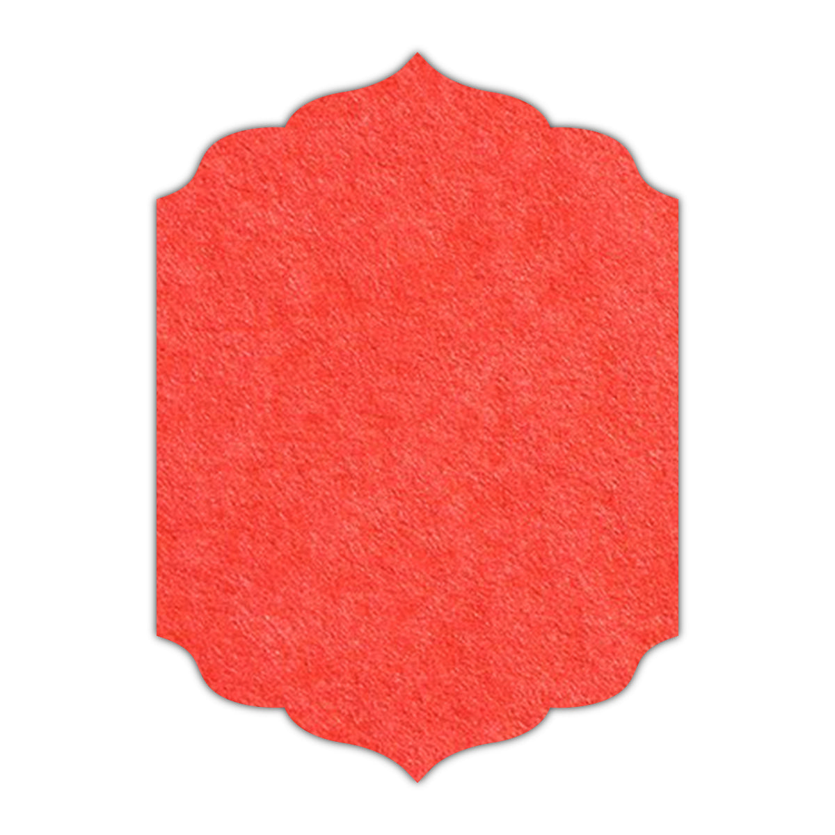 CMYK Print on Cayenne Cardstock | Shape P13 | 2" x 3"