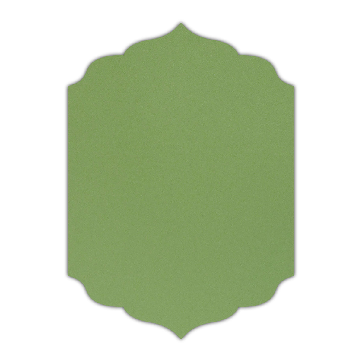 CMYK Print on Shimmer Fairway Cardstock | Shape P13 | 2.5" x 3.5"